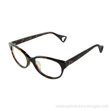 Most stylish and handmade acetate optical frames with diamond in dark tortoise